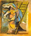 La mujer con palomas 1930 cubismo Pablo Picasso